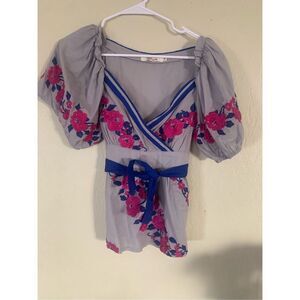 Embroidered top 